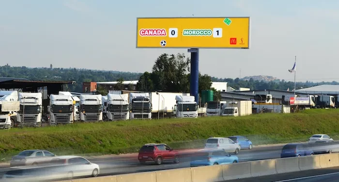 McDonald’s South Africa delivering to the fans