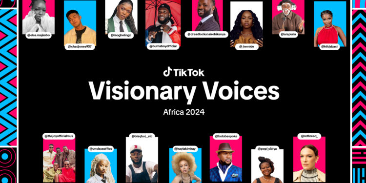TikTok reveals its Visionary Voices Africa list