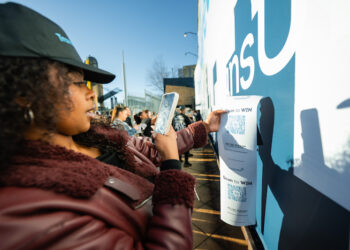 ‘Peelable’ billboard designed to break down barriers