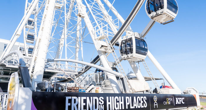 Open Chair’s ‘Friends in High Places’ soars to new heights with KFC partnership