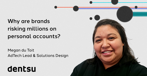 Why should millions in client media spend depend on a personal Facebook account?